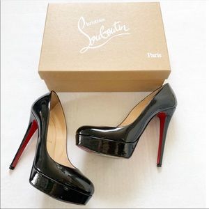 Christian Louboutin Black and Red Heels